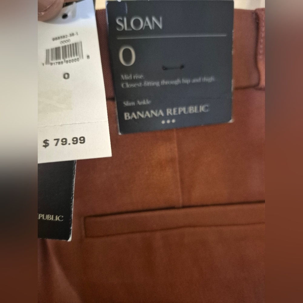 Banana Republic Men's Terracotta Chinos - Picture 2 of 3